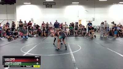 64 lbs Round 3 (6 Team) - Luca Pepe, Validus WC vs Londyn Luciano, Moser`s Mat Monsters