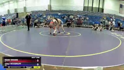 126 lbs Cons. Round 3 - Noah Woods, IL vs Cole Woodruff, OH