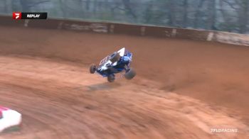 Chelby Hinton Walks Away From Vicious USAC Sprint Car Qualifying Crash