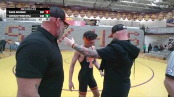 126 lbs Quarterfinal - Dane Arnoldi, Rock Springs vs Christopher Diaz, Kelly Walsh