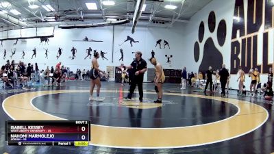 160 lbs Round 1 (16 Team) - Nahomi Marmolejo, Adrian vs Isabell Kessey, West Liberty University