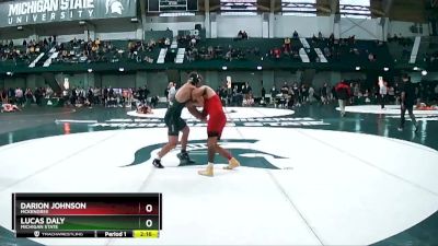 184 lbs Cons. Round 3 - Darion Johnson, Mckendree vs Lucas Daly, Michigan State