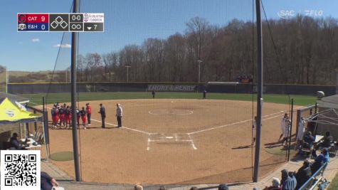 Replay: Catawba vs Emory & Henry - DH | Mar 22 @ 1 PM