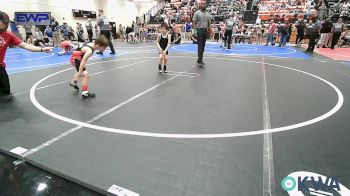 49 lbs Round Of 16 - Kenneth Silkey, Hilldale Youth Wrestling Club vs Stone Charlton, Beggs Youth Wrestling Program