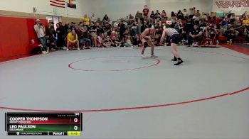 132 lbs Cons. Round 1 - Cooper Thompson, Rocky Mountain vs Leo Paulson, Columbine