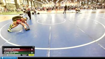 110 lbs Rd# 4- 2:00pm Friday Final Pool - Ethan Valdisera, Maryland Gold vs Jackson Crowder, Virginia Hammers