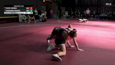 140 lbs Round 2 - Charlene Prazak, Mason City vs Lexie Cordes, New Hampton/Turkey Valley