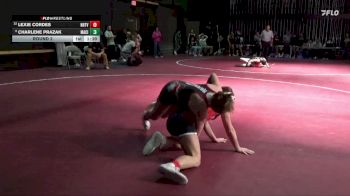 140 lbs Round 2 - Charlene Prazak, Mason City vs Lexie Cordes, New Hampton/Turkey Valley