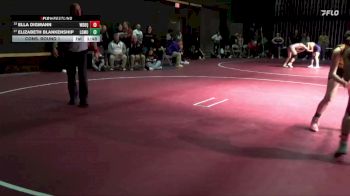 120 lbs Cons. Round 1 - Elizabeth Blankenship, Louisa-Muscatine vs Ella Digmann, Western Dubuque