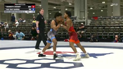 Cons. Round 2 - Kenneth Crosby, NMU-National Training Center vs Ray Ray Harris, Tiger Wrestling Club