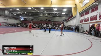 175 lbs Champ. Round 2 - Connor Thomas, Winslow vs ROCKY PORTER, Mogollon