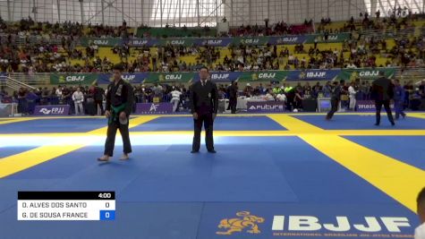 DIEGO ALVES DOS SANTOS vs GUSTAVO DE SOUSA FRANCELINO 2023 Brasileiro Jiu-Jitsu IBJJF