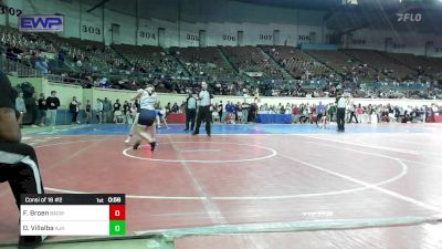 150 lbs Consi Of 16 #2 - Faith Broen, Broken Arrow Girls Junior High vs Olivia Villalba, Altus JH