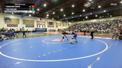 130 Girls Cons. Round 3 - Zisa Willink, Point Loma vs Katelynn Oorts, Central Union