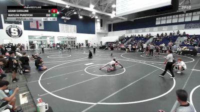 120 lbs Champ. Round 1 - Adam Cataline, Eastvale Elite vs Waylon Purzycki, El Dorado High School
