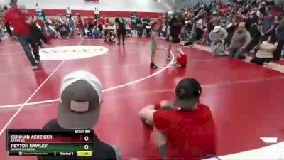 46-46 lbs Round 4 - Peyton Hawley, Junior Bulldogs vs Gunnar Achziger, Eaton WC