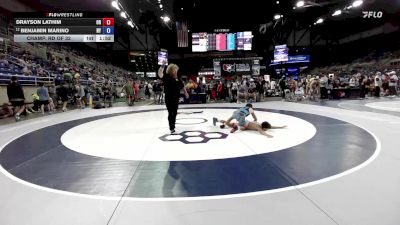 100 lbs Champ. Rd Of 32 - Drayson Lathim, OR vs Benjamin Marino, NY