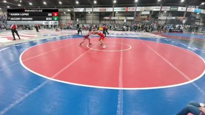 120 lbs Champ. Round 1 - Jacoby Dinardi, Magic City Wrestling Club vs Kasen Lopez, Siouxland Wrestling Academy