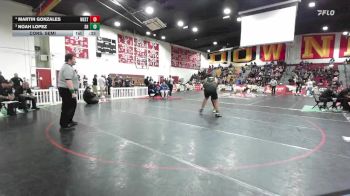 285 lbs Cons. Semi - Noah Lopez, South Hills vs Martin Gonzales, Western