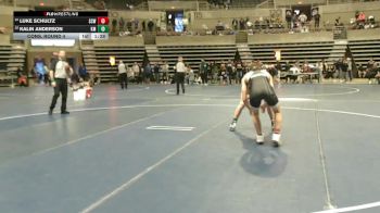 133 Championship Bracket Cons. Round 4 - Kalin Anderson, Kasson-Mantorville vs Luke Schultz, Scott West