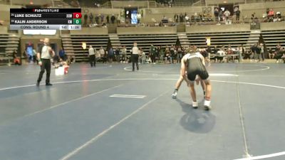 133 Championship Bracket Cons. Round 4 - Kalin Anderson, Kasson-Mantorville vs Luke Schultz, Scott West