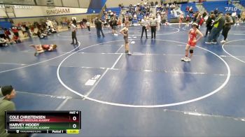 110 lbs Cons. Round 3 - Cole Christensen, Sanderson Wrestling Academy vs Harvey Moody, Sanderson Wrestling Academy