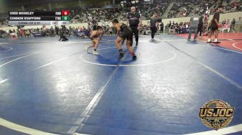 88 lbs Consi Of 8 #1 - Cree Moseley, Panhandle RTC vs Connor Stafford, Team Tulsa Wrestling Club