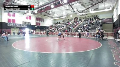 140 lbs 1st Place Match - Cuellar Ivana, Downey vs Masuimi Everitt, Mayfair