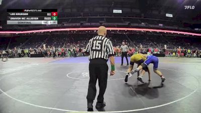 D1-190 lbs Semifinal - Lee Krueger, Detroit Catholic Central HS vs Draven Mc Allister, Fraser HS