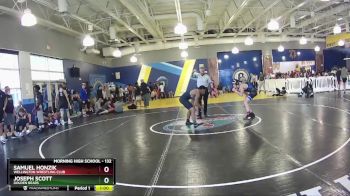 132 lbs Cons. Round 2 - Joseph Scott, Golden Bears vs Samuel Honzik, Wellington Wrestling Club