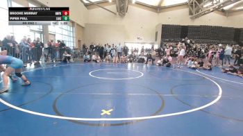 95 lbs Rr Rnd 1 - Brooke Murray, NewWhale Pink - Girls vs Piper Full, Lady Assassins - Girls