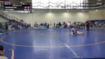 124 lbs Quarterfinal - Lily Powell, North Iowa Area CC vs Archer Mclain, Southeastern Community College