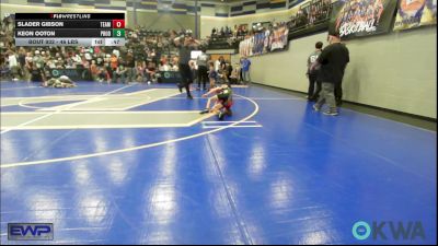 46 lbs Consolation - Slader Gibson, Team Guthrie Wrestling vs Keon Ooton, Prodigy Elite Wrestling