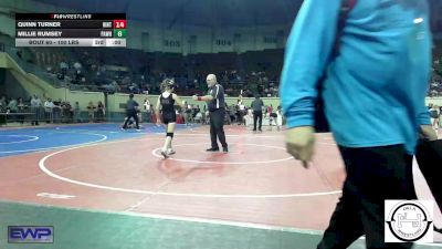 100 lbs Consi Of 4 - Judith Contreras, Ponca City LadyCat Wrestling vs Mackenzie Tibbals, Westmoore Wresting