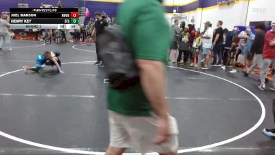 55 lbs Round 2 - Henry Key, Believe To Achieve vs Joel Manson, Mighty Warriors Wrestling Acad