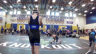 157 lbs Champ. Round 2 - Tyler Gray, Wellington vs Gian Parrish, PWC