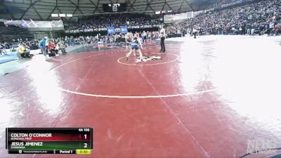 4A 106 lbs Cons. Round 1 - Jesus Jimenez, Chiawana vs Colton O`Connor, Gonzaga Prep