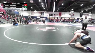 150 lbs Cons. Round 3 - Danny Gonzalez, Diamond Ranch vs Donny Campbell, Valley View