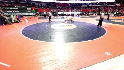 3A 132 lbs Cons. Round 2 - Shawn Kogan, Lincolnshire (Stevenson) vs Ryan Hanson, McHenry