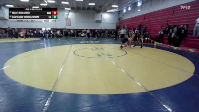 217 lbs Champ. Round 2 - Supasin Wongkhum, San Marin vs Max Solorio, Windsor