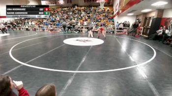 130 lbs Cons. Round 1 - Lina Rodriguez, Central vs Naomi Anderson, Moorcroft
