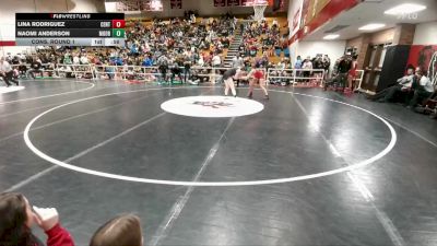 130 lbs Cons. Round 1 - Lina Rodriguez, Central vs Naomi Anderson, Moorcroft