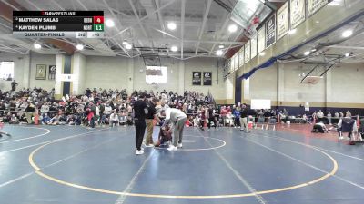 120 lbs Quarterfinal - Nick Desisto, Tewksbury vs Mark Altreuter, Wayland