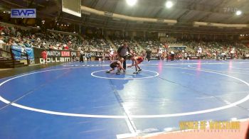 80 lbs Round Of 32 - Greyson Brown, Legacy Dragons vs Beckett Boyd, Rough Riders