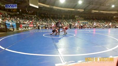 80 lbs Round Of 32 - Greyson Brown, Legacy Dragons vs Beckett Boyd, Rough Riders