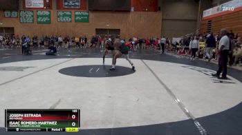165 lbs Champ. Round 1 - Isaac Romero-Martinez, Modesto Junior College vs Joseph Estrada, Rio Hondo