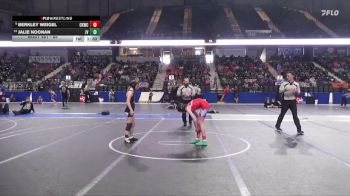 85 lbs Cons. Semi - Jalie Noonan, Jr Viking vs Berkley Weigel, Colby Kids Wrestling Club