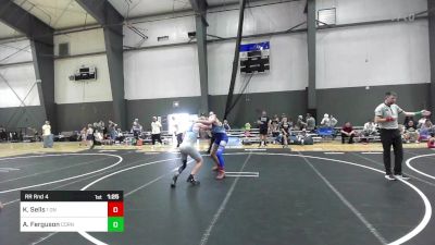 156 lbs Rr Rnd 4 - Kruz Sells, 1 On 1 Fight Academy vs Archer Ferguson, Cornerstone Mat Club