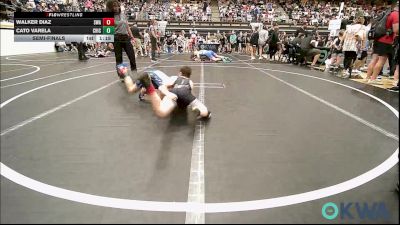 73 lbs Semifinal - Walker Diaz, Shelton Wrestling Academy vs Cato Varela, Chickasha Youth Wrestling