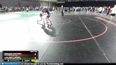 117 lbs Round 2 - Layliana Lafoga, Mat Demon Wrestling Club vs Kinleigh Mattern, Elite Wrestling Club